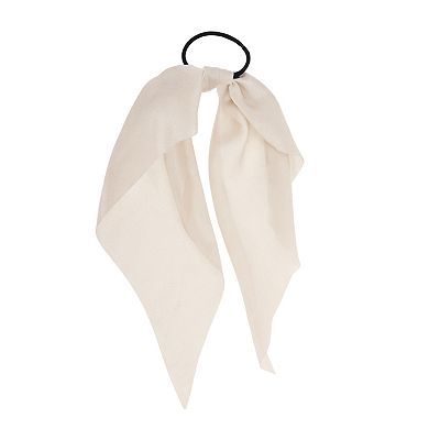 Solid Triangle Ribbon Hair Elastic Band 1 Pc