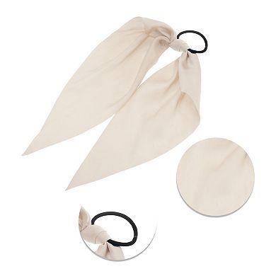 Solid Triangle Ribbon Hair Elastic Band 1 Pc