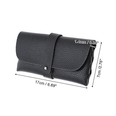 Thick Eyeglasses Case Portable Eyeglasses Storage Black 1 Pc