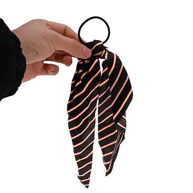 Stripes Triangle Ribbon Hair Elastic Band 1 Pc