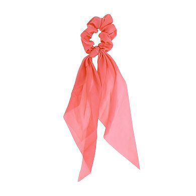 Solid Tie Triangle Ribbon Scrunchies 1 Pc