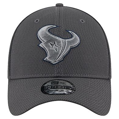Men's New Era Graphite Houston Texans Main 39THIRTY Flex Hat