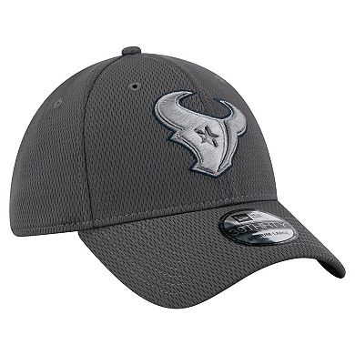 Men's New Era Graphite Houston Texans Main 39THIRTY Flex Hat