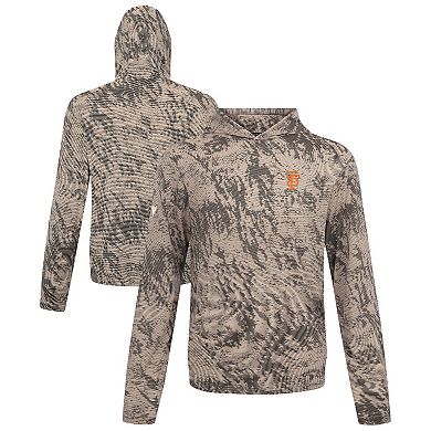 Men's Levelwear Tan San Francisco Giants Insignia Lightweight Long Sleeve Hooded T-Shirt