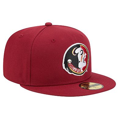 Men's New Era Garnet Florida State Seminoles Vault 59FIFTY Fitted Hat