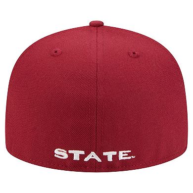 Men's New Era Garnet Florida State Seminoles Vault 59FIFTY Fitted Hat