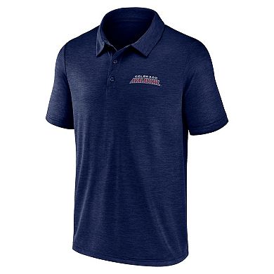 Men's Logo Athletic Navy Colorado Avalanche Unstoppable Polo