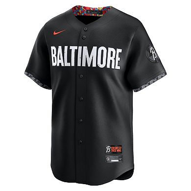 Men's Nike Black Baltimore Orioles City Connect Limited Jersey