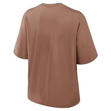 Women's Nike Brown Cleveland Browns Glory Arch Boxy T-Shirt