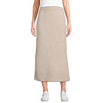 Women's Lands' End Pointelle Sweater Maxi Skirt