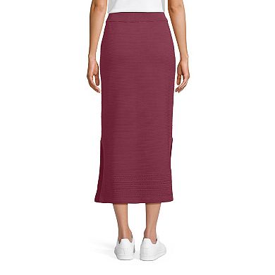 Women's Lands' End Pointelle Sweater Maxi Skirt