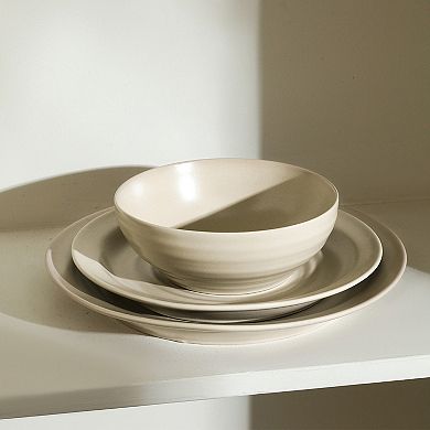 Stone Lain Orbit Stoneware 4-pc. Round Dinnerware Plate Set