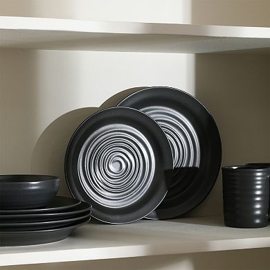Stone Lain Orbit Stoneware 12-pc. Round Dinnerware Set