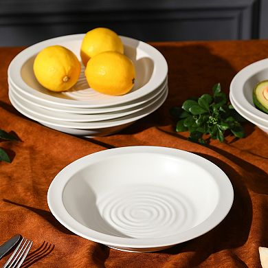 Stone Lain Orbit Stoneware 4-pc. Round Dinnerware Pasta Bowl Set