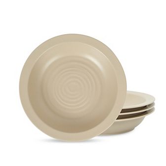 Stone Lain Orbit Stoneware 4 pc Round Dinnerware Pasta Bowl Set