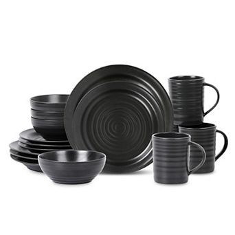 Stone Lain Orbit Stoneware 16 pc Round Dinnerware Set