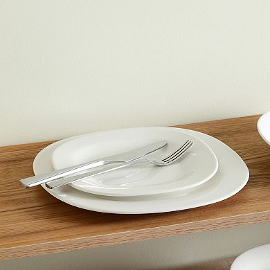 Stone Lain Quadro Porcelain 4-pc. Square Salad Plate Set