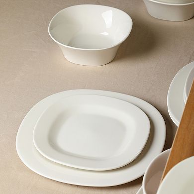 Stone Lain Quadro Porcelain 4-pc. Square Salad Plate Set
