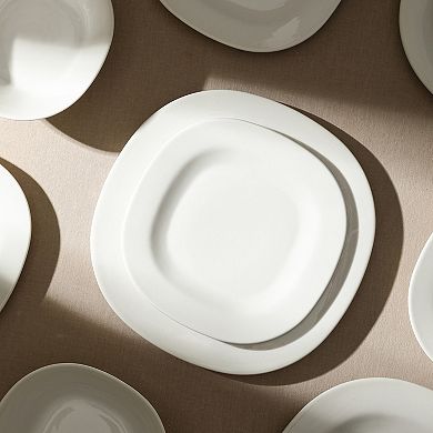 Stone Lain Quadro Porcelain 4-pc. Square Salad Plate Set
