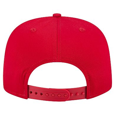 Men's New Era Scarlet Ohio State Buckeyes Adventure Team Text Golfer Snapback Hat