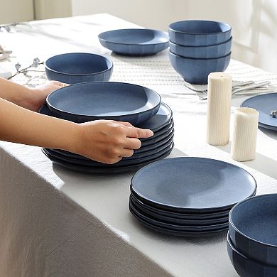Stone Lain Rio Stoneware 24-pc. Textured Dinnerware Set