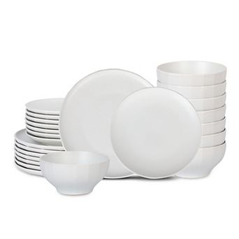Stone Lain Rio Stoneware 24 pc Textured Dinnerware Set