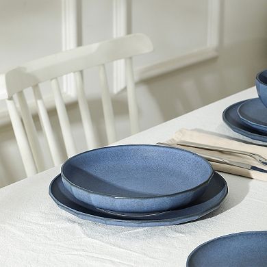 Stone Lain Rio Stoneware 4-pc. Textured Pasta Bowl Set