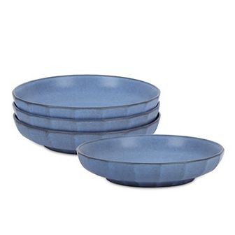 Stone Lain Rio Stoneware 4 pc Textured Pasta Bowl Set