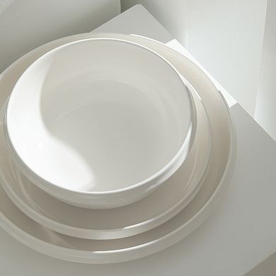 Stone Lain Verso Porcelain 24-pc. Round Dinnerware Set