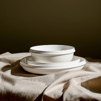 Stone Lain Verso Porcelain 12-pc. Round Dinnerware Set