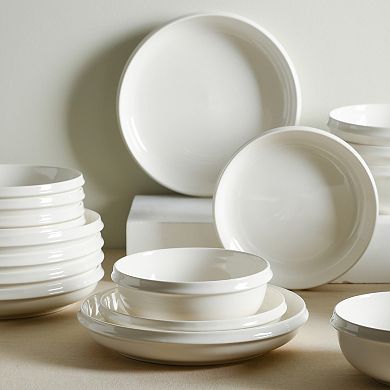 Stone Lain Verso Porcelain 12-pc. Round Dinnerware Set