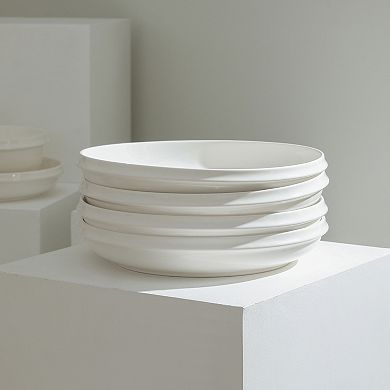 Stone Lain Verso Porcelain 4-pc. Round Dinner Plate Set