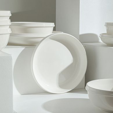 Stone Lain Verso Porcelain 4-pc. Round Dinner Plate Set