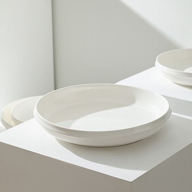 Stone Lain Verso Porcelain 4-pc. Round Dinner Plate Set