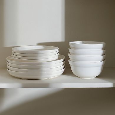 Stone Lain Virtuo Porcelain 12-pc. Round Dinnerware Set