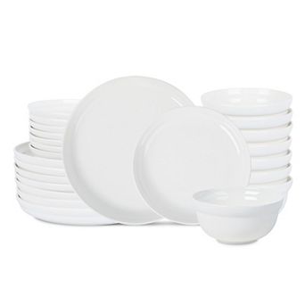 Stone Lain Virtuo Porcelain 24 pc Round Dinnerware Set
