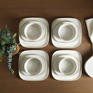 Stone Lain Cairo Stoneware 12-pc. Dinnerware Set