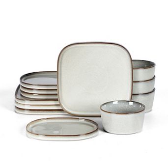 Stone Lain Cairo Stoneware 12 pc Dinnerware Set
