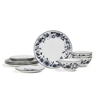 Stone Lain Esme Porcelain 12 pc Dinnerware Set
