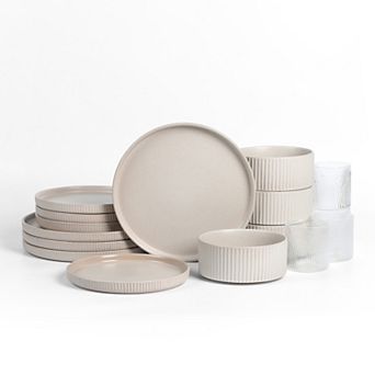 Stone Lain Haven Stoneware 16-pc. Dinnerware Set