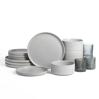 Stone Lain Haven Stoneware 16 pc Dinnerware Set