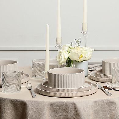 Stone Lain Haven Stoneware 32-pc. Dinnerware Set