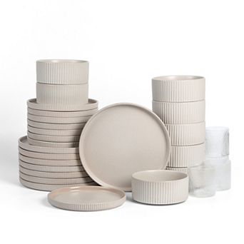 Stone Lain Haven Stoneware 32 pc Dinnerware Set