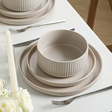 Stone Lain Haven Stoneware 4-pc. Round Bowl Set