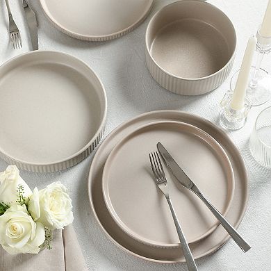 Stone Lain Haven Stoneware 4-pc. Round Pasta Bowl Set
