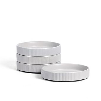 Stone Lain Haven Stoneware 4 pc Round Pasta Bowl Set