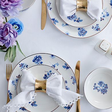 Stone Lain Viola Porcelain 24-pc. Dinnerware Set