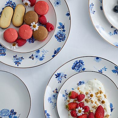 Stone Lain Viola Porcelain 24-pc. Dinnerware Set