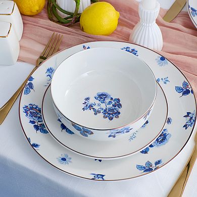 Stone Lain Viola Porcelain 24-pc. Dinnerware Set