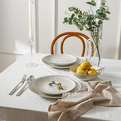 Stone Lain Linea Stoneware 16-pc. Dinnerware Set